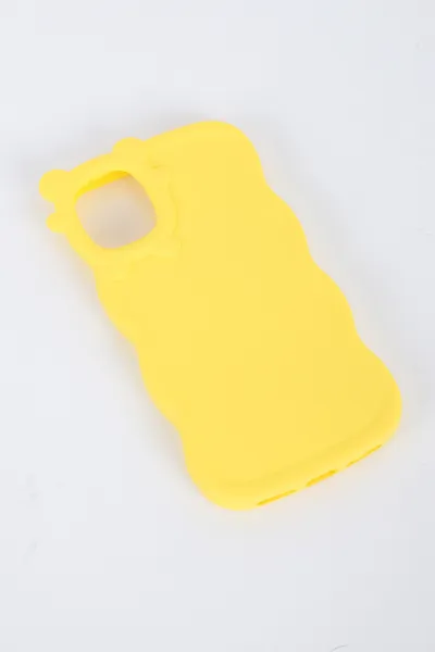 Sarı Iphone XS Uyumlu Micky Mouse Serisi Yumuşak Slikon Telefon Kılıfı 391241