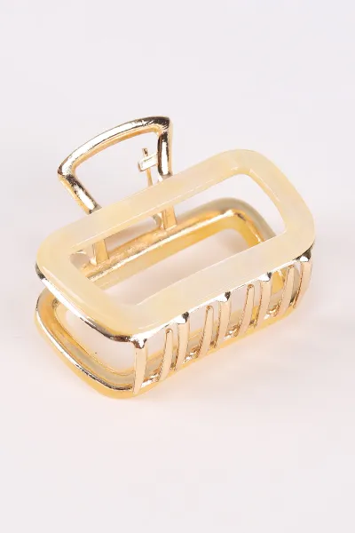 Sarı Kare Model Metal Mandal Toka 464335