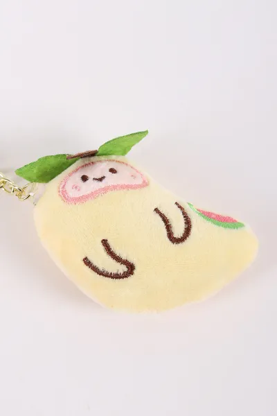 Sarı Meyve  Figürlü Nakışlı Peluş Anahtarlık&Çanta Süsü 445969