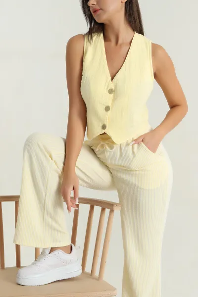 sari-muslin-keten-dugmeli-kadin-yelek-384287