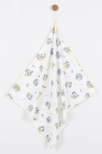 Sarı (En:80 cm Boy:90 cm) Pazen Battaniye  298312