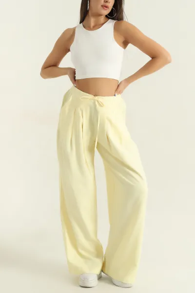 sari-pileli-tencel-bol-paca-kadin-pantolon-369814