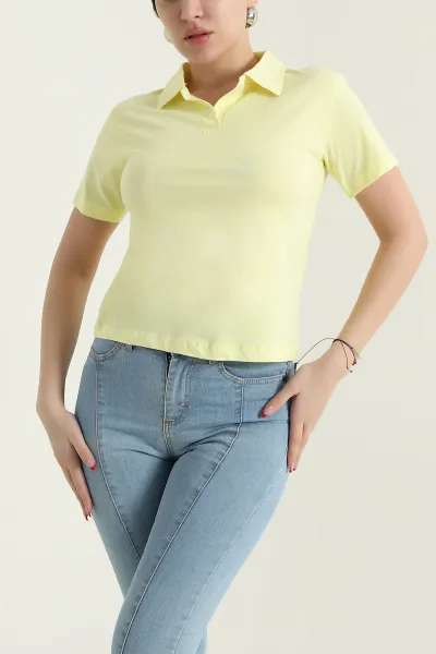 sari-polo-yaka-suprem-kadin-tisort-435285