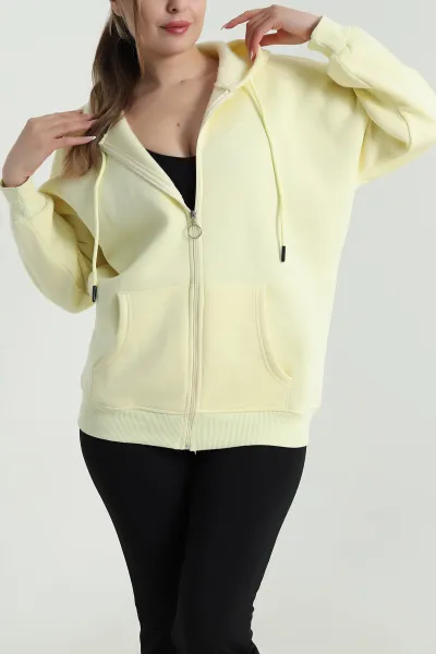 sari-sardonlu-uc-ip-fermuarli-kadin-sweat-484573