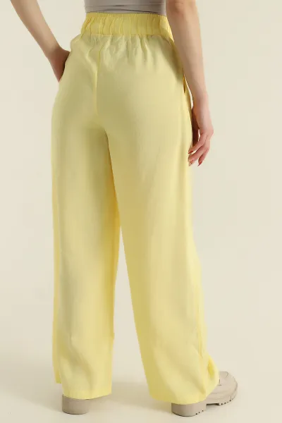 Sarı Yeni Sezon Modal Kadın Pantolon 425235