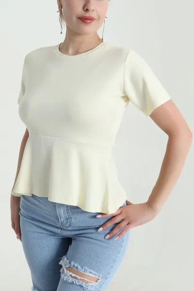 Sarı Yeni Sezon Oysho Kadın Bluz 475814