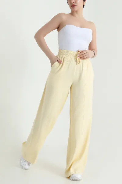 sari-yeni-sezon-tensel-kadin-pantolon-457851