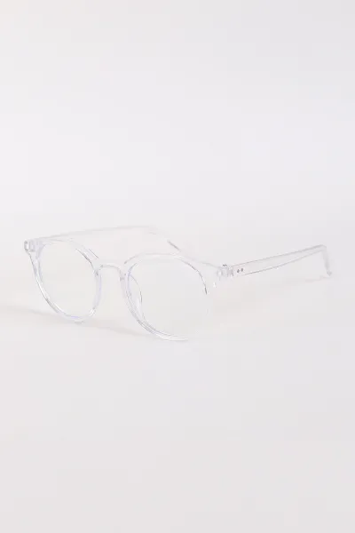 Şeffaf Cam Mavi Işık Koruyucu Unisex Gözlük 286585