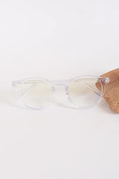 Şeffaf Cam Mavi Işık Koruyucu Unisex Gözlük 286585