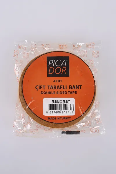 Şeffaf Picador Çift Taraflı Köpük Bant 25mm X 25 Mt 475090