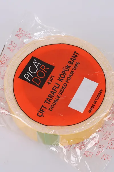 Şeffaf Picador Çift Taraflı Köpük Bant 38mm X 5 Mt 475092