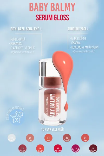 Show By Pastel Baby Balmy Serum Gloss No:32- Dudak Parlatıcısı ve Dudak Bakımı 398001