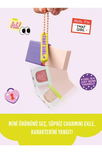 Show By Pastel Glow-Up Girl! That Girl Mini Kit (Allık Mini 59 & Aydınlatıcı Mini 72 & Şeffaf Dudak Parlatıcısı Mini) Seti 409495