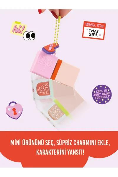 Show by Pastel Glow-Up Girl! Xoxo Mini Kit (Şeffaf Dudak Parlatıcı & Allık 53 & Aydınlatıcı 72) Seti 409496