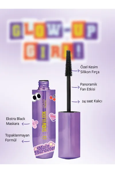 Show By Pastel Look 24h Long Lasting Extra Black Maskara - Glow Up Girl 9Ml 409296