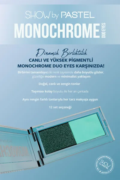 Show By Pastel Monochrome Duo Eyes - İkili Far Paleti 31 Emerald Dust 286496
