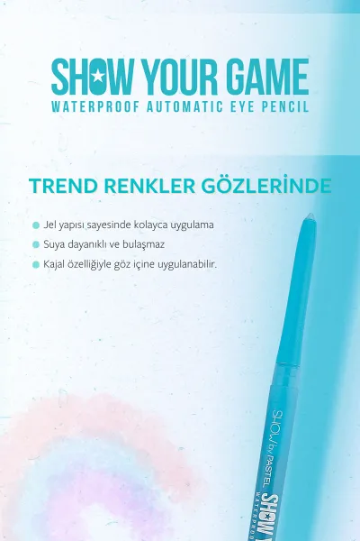 Show By Pastel Show Your Game Waterproof Gel Eye Pencil - Suya Dayanıklı Jel Göz Kalemi 403 313480
