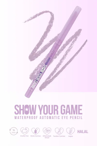 Show By Pastel Show Your Game Waterproof Gel Eye Pencil - Suya Dayanıklı Jel Göz Kalemi 404 313481