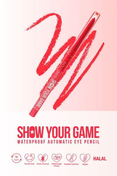 Show By Pastel Show Your Game Waterproof Gel Eye Pencil - Suya Dayanıklı Jel Göz Kalemi 409 313439