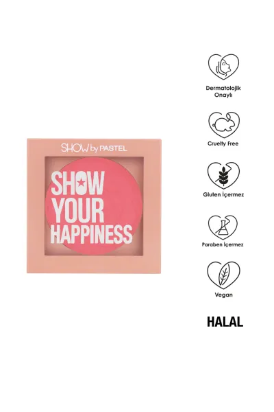 Show By Pastel Show Your Happiness Blush -  Allık 202 Colorful 285854