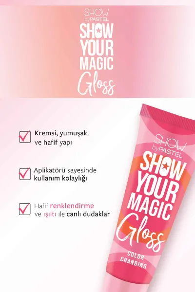 Show by Pastel Show Your Magic Gloss Dudak Parlatıcısı 250943