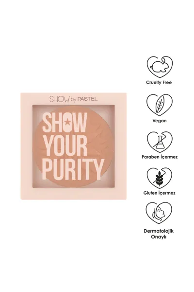 Show By Pastel Show Your Purity Powder - Pudra 102 Natural Finish 286231