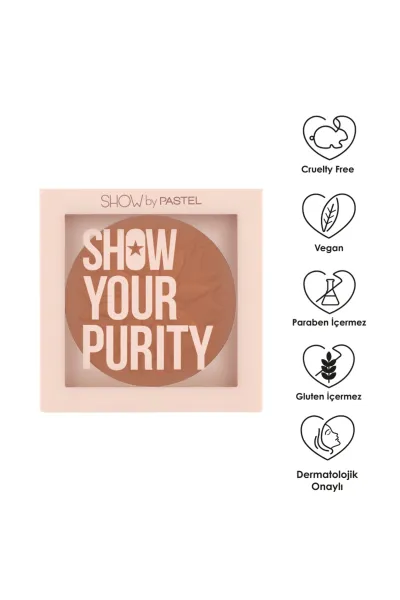 Show By Pastel Show Your Purity Powder - Pudra 104 Warm Tan 286229