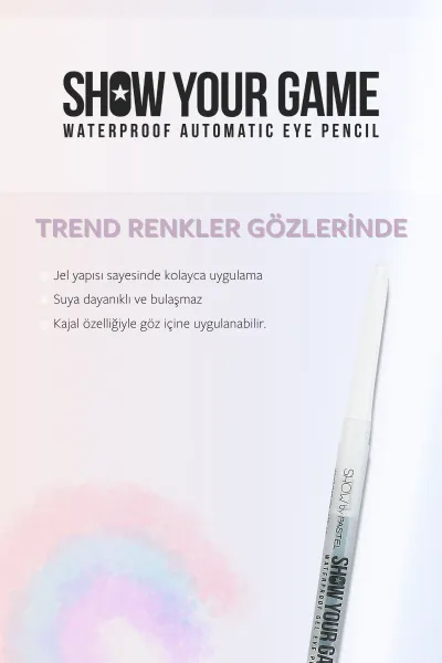 Show by PastelShow Your Game Waterproof Gel Eye Pencil - Jel Göz Kalemi 405 248660