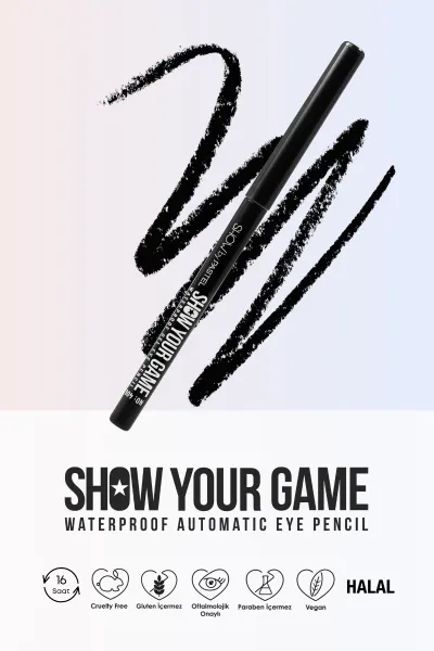 Show by PastelShow Your Game Waterproof Gel Eye Pencil - Jel Göz Kalemi 406 248667