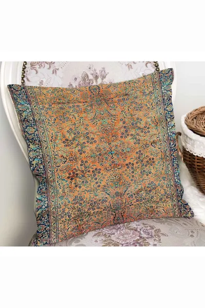 43x43 Dijital Baskılı Fermuarlı Modern Kırlent Kılıfı 308690