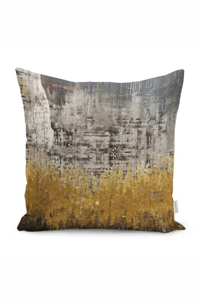 43x43 Dijital Baskılı Fermuarlı Modern Kırlent Kılıfı 308776