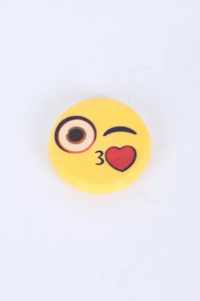 Silka Smile Yuvarlak Şekilli Emoji  Silgi 284604