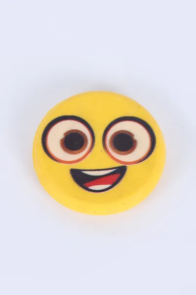 Silka Yuvarlak Şekilli Büyük Boy Emoji Silgi 387402