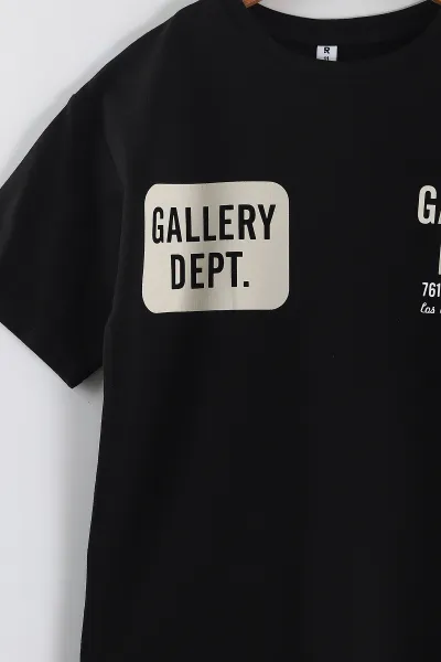 Siyah (10-14 Yaş)Gallerye  Baskılı  Tişört ve Şortlu Penye Erkek Çocuk 2'li Takım 457184