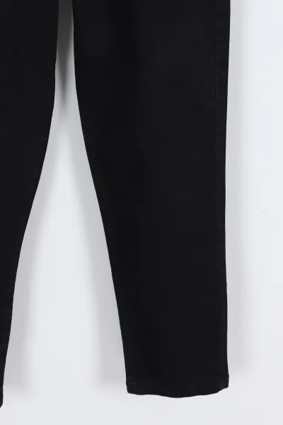 Siyah (11-15 Yaş)Basic Model Erkek Çocuk Kot Pantolon 329830