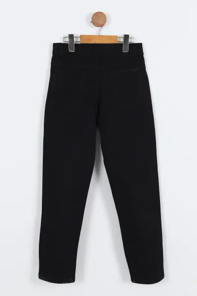 Siyah (11-15 Yaş)Basic Model Erkek Çocuk Kot Pantolon 329830