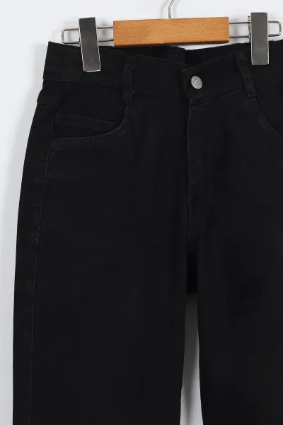 Siyah (11-15 Yaş)Basic Model Erkek Çocuk Kot Pantolon 329830