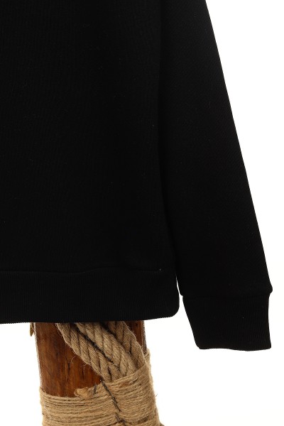 Siyah (13-16 Yaş) Let'S Party Baskılı Üç İp Şardonlu Erkek Çocuk Sweat 154255