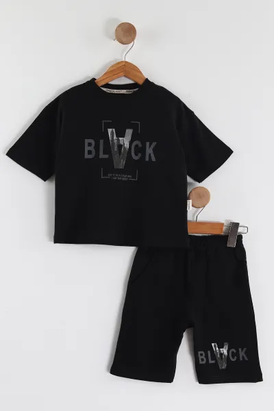 siyah-2-6-yas-black-baskili-sortlu-suprem-erkek-cocuk-yazlik-takim-438072