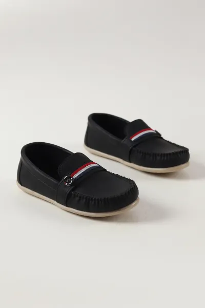 Siyah ( 31 - 36 ) Erkek Çocuk Loafer Ayakkabı 463222