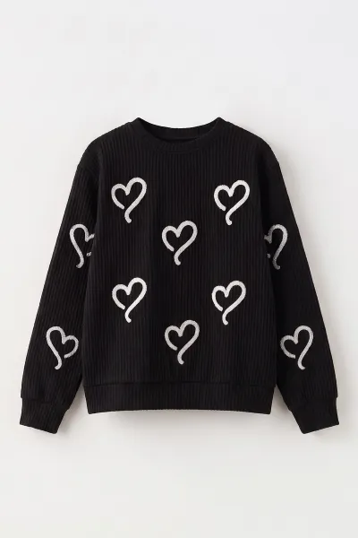 siyah-4-12-yas-kalp-nakisli-kiz-cocuk-sweat-485480