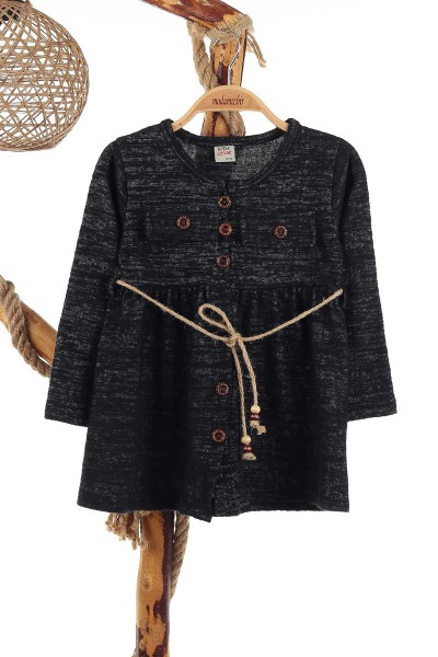 siyah-4-8-yas-dugme-detayli-kiz-cocuk-elbise-139948