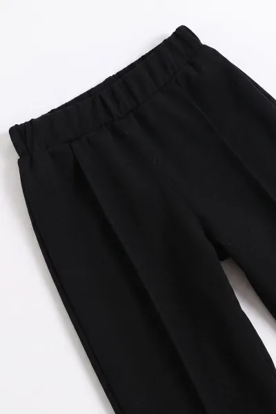 Siyah (4-8  Yaş)Valued Baskılı Oysho Kız  Çocuk Mevsimlik Takım 487311