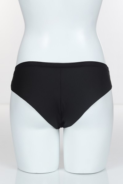 Siyah 4136 Brazilian Bikini Ön Bant Arka Mikro Külot 102392