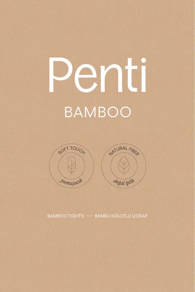 Siyah 500  - Penti Bambu 150  Den Kadın Külotlu Çorap 420952