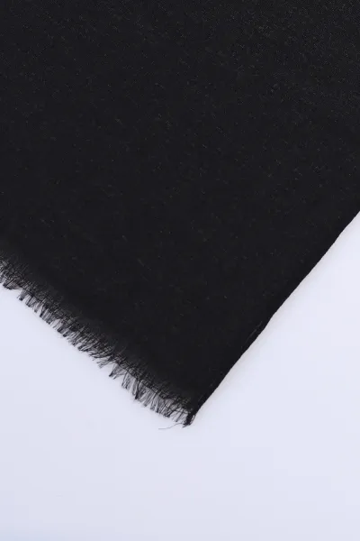 Siyah 70x180 Cm Mimoza Premium Jakarlı Pamuk Şal 494023