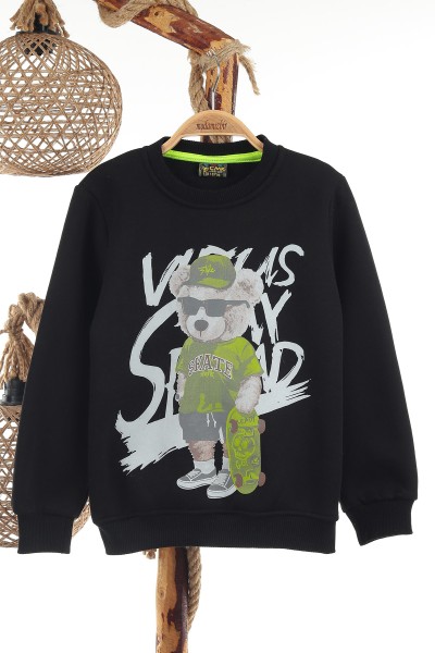siyah-8-12-yas-gozluklu-ayi-baskili-uc-ip-sardonlu-erkek-cocuk-sweat-139610