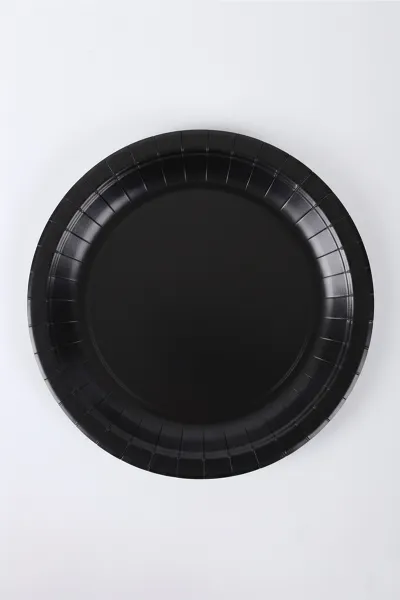 Siyah 8'li Karton Tabak 300931