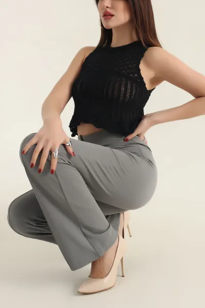 Siyah Ajurlu Triko Bluz 337478