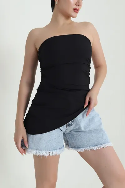 Siyah Asimetrik Detay Colombia Büstiyer 470648